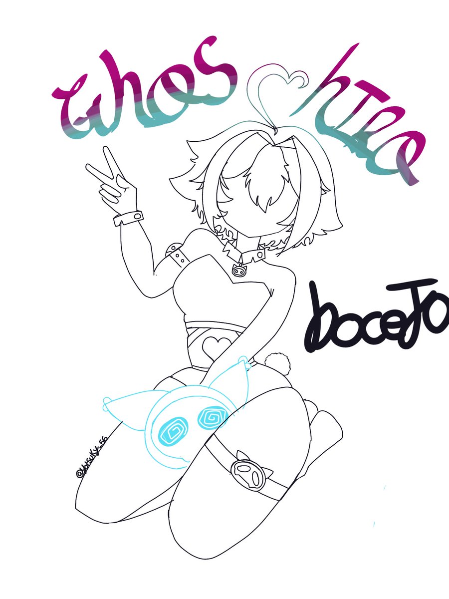 yotsuky_56's tweet photo. #GhoshiroArt #FuwasArt 
3 de la mañana 1 monster 1 vazo de nieve de limón y la realidad completamente alterada boceto de el  fan art para @Ghoshiro espero que te guste como está quedando ･⁠ω⁠･ https://t.co/v6oOaFjwSy