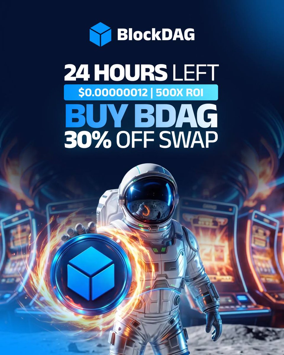 blockdagmonitor's tweet photo. BlockDAG's biggest deadline arrived.

May 31, hours before the "$0.001 buyback":
• Aftersale dropped to $0.00000012 (new low)
• 9th "FINAL 24 HOURS" campaign of 2026
• $25M deployment quietly slipped to June 30

https://t.co/FVfl0UAaJd

#scam #blockdag #bdag #crypto https://t.co/W33fRWedZP