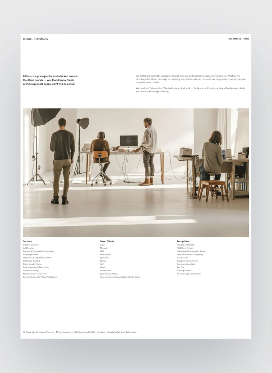 Mike_Andreuzza's tweet photo. Riflesso

An agency theme for Astro &amp; Tailwind CSS.
It's also available in a variant for Sanity CMS.    

Take a look: https://t.co/V4rex6ewiX https://t.co/OHj88taSjB