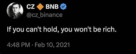 BobeApp's tweet photo. @cz_binance HODL https://t.co/eKcDhbbmlG
