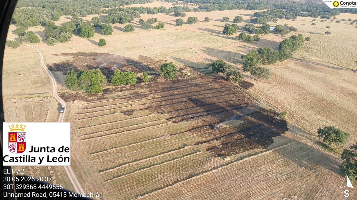 naturalezacyl's tweet photo. Estamos en Época de Peligro Medio por elevadas temperaturas y baja humedad relativa.
Cuidado con el combustible fino muerto, con humedad inferior al 8 % en varios puntos de #CyL.
Los últimos días hemos tenido varios #IIFF relacionados con este combustible https://t.co/G0Ctp9IqkQ https://t.co/uHNRXMwNkl
