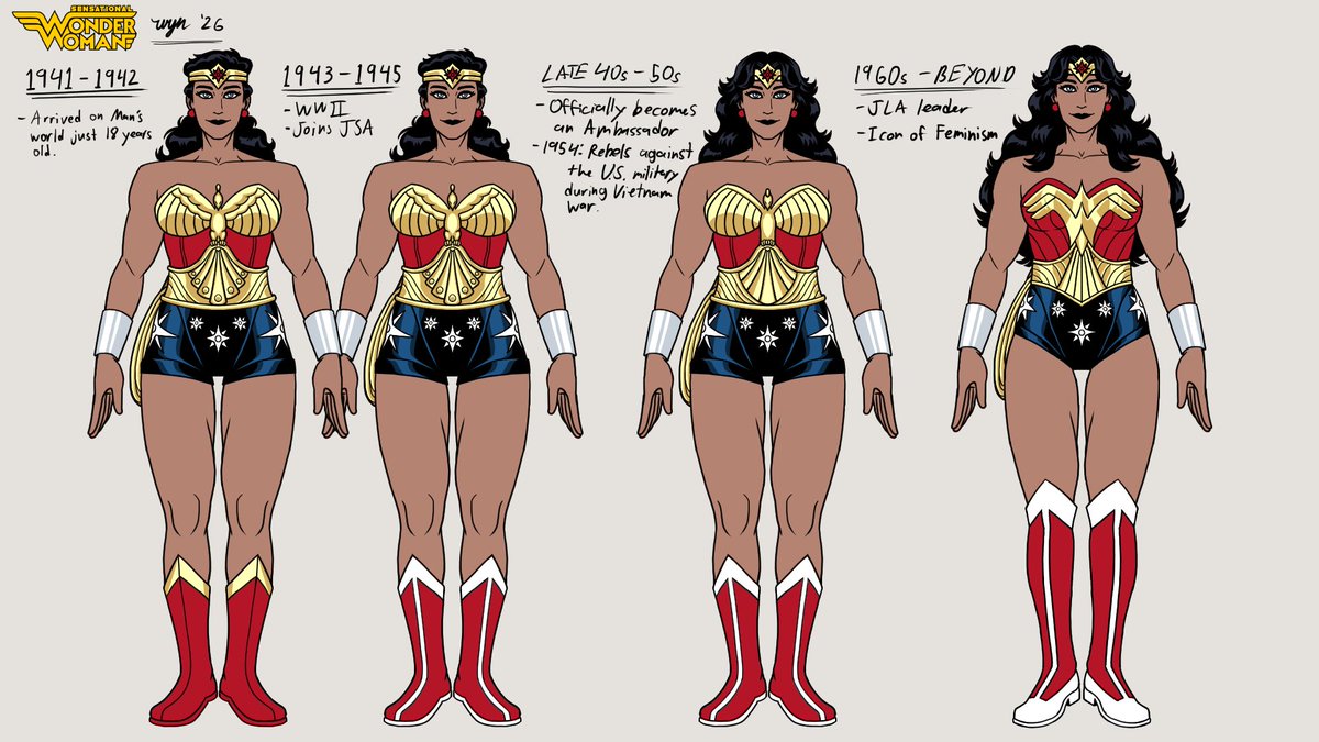 AelwynCampos's tweet photo. Evolution of Sensational Wonder Woman for pride month 🌈 
#WonderWoman https://t.co/6c1WHK9CX0