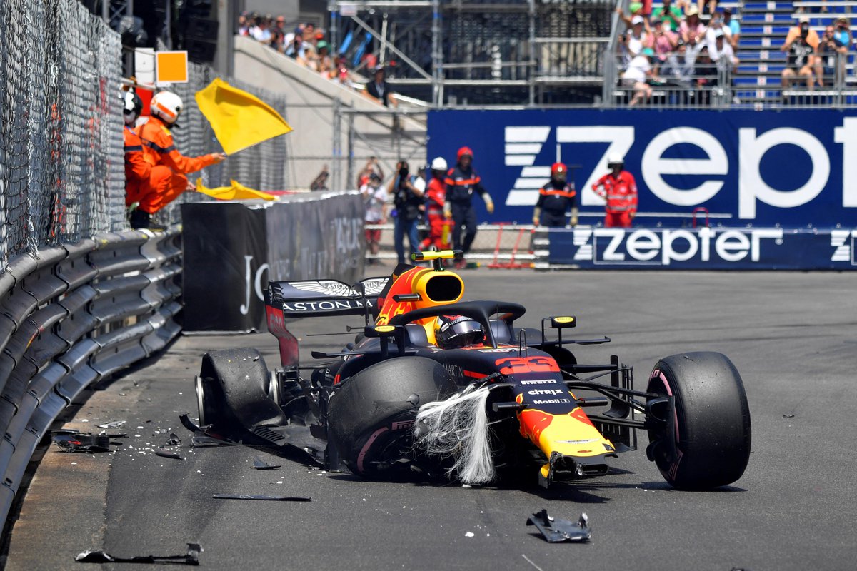 F1BigData's tweet photo. 🚨MAX VERSTAPPEN IN MONACO

4 Crashes
3 Podiums
2 DNFs
1 Pole position https://t.co/ep1C42eywe