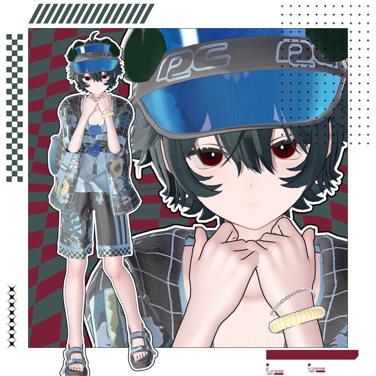 yuta_ljl_c's tweet photo. 夏の先取り
#kuuta3D #R_Coco #ilil_VRC https://t.co/QkLykLLJsw