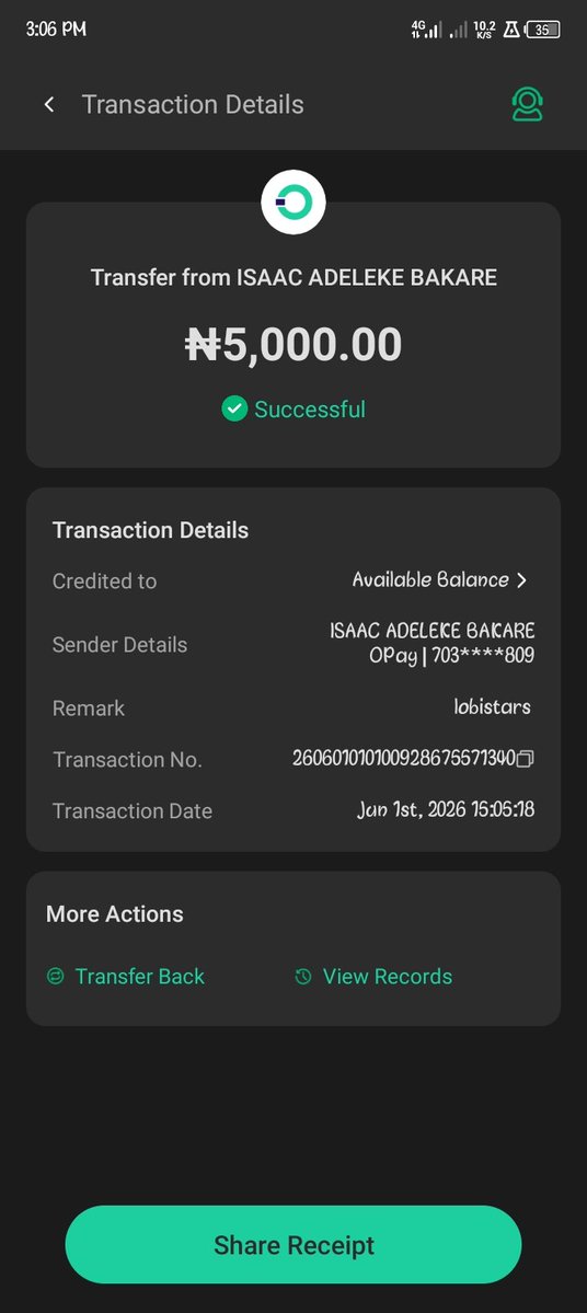 davida_44's tweet photo. Just received mine thanks so much Mr @john322226 and mr @hivorra
You gave me dinner, so  God will continue to replenish your pockets and bless you abundantly 🙏🤧
I'm really grateful for this sir 🙏 thank you so much more wins ahead 🎉🎉 https://t.co/iKvp0SPT3W