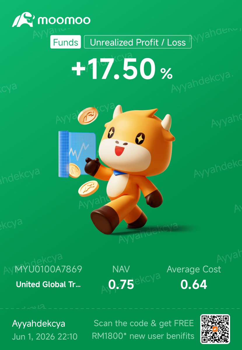 pabelodesailor's tweet photo. Slow and steady🚀 🚀 🚀 🚀 🚀 🚀 🚀 🚀 🚀 🚀 🚀 🚀 🚀 🚀 🚀 🚀 🚀 🚀 🚀 🚀 🚀 🚀 🚀 🚀 🚀 🚀 🚀 Let's join the discussion -Reward | Share Your Stock Trading Badge and Win 3800 points!
https://t.co/mMh4BJH79j https://t.co/CG8vN0Q99W