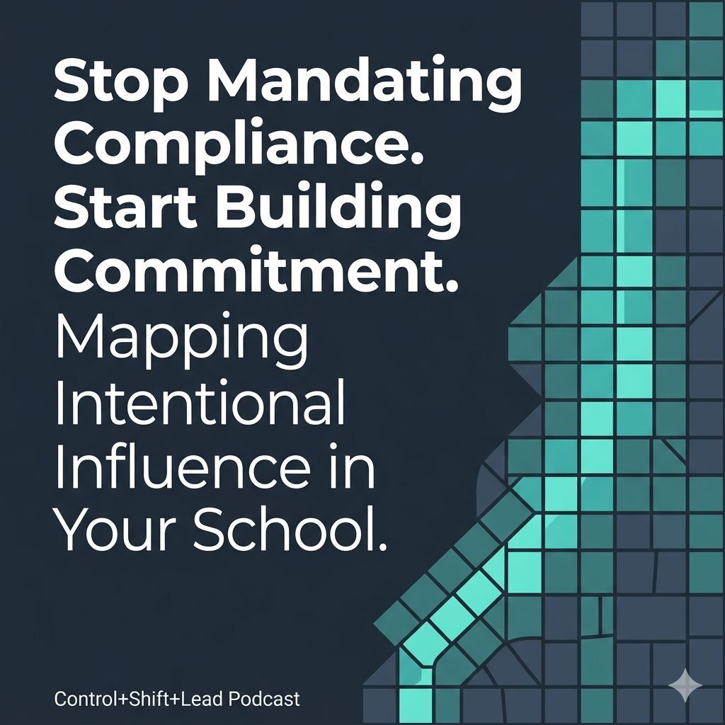 ForwardEdNet's tweet photo. Why do school plans stall after everyone nods in agreement? Authority mandates compliance, but relationships build commitment. Bobby Dodd joins to break down "Cultural Mapping."

Listen now: https://t.co/eBSdznjVQE #EduLeadership https://t.co/wLGxOm1GkP