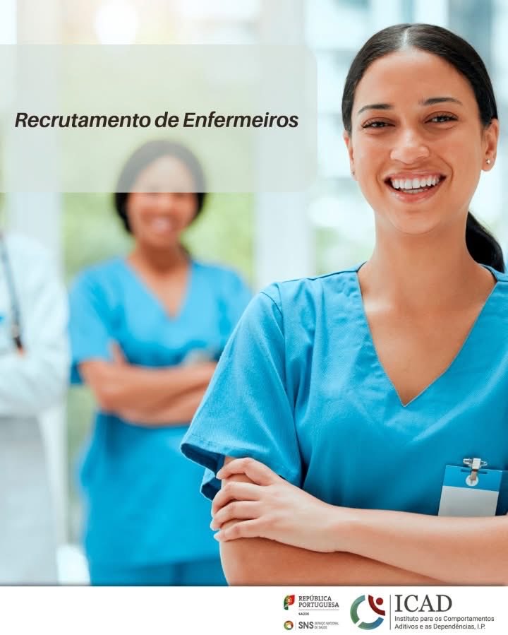 ICAD_IP's tweet photo. Oportunidade na #Enfermagem

Aberto concurso para 11 enfermeiros no ICAD, I.P. (contrato público sem termo).
📍 Lisboa (6), Almada (2), Olhão (3) 📄 Aviso n.º 12939/2026/2 📅 Candidaturas até 15/06/2026
👉 Consulta o aviso e candidata-te!
https://t.co/goR0WfkwNk https://t.co/rMJN3fAsB9