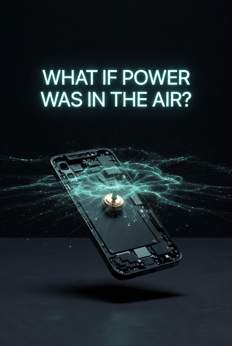 JuniverseAI's tweet photo. WHAT IF power lines and charging cables were obsolete? A world where energy is broadcasted passively through the air like a Wi-Fi signal, safely keeping every electronic asset at 100% permanently. ⚡📶 #CleanEnergy #WirelessFuture #Infrastructure #WhatIf https://t.co/hNSSR9fUfl