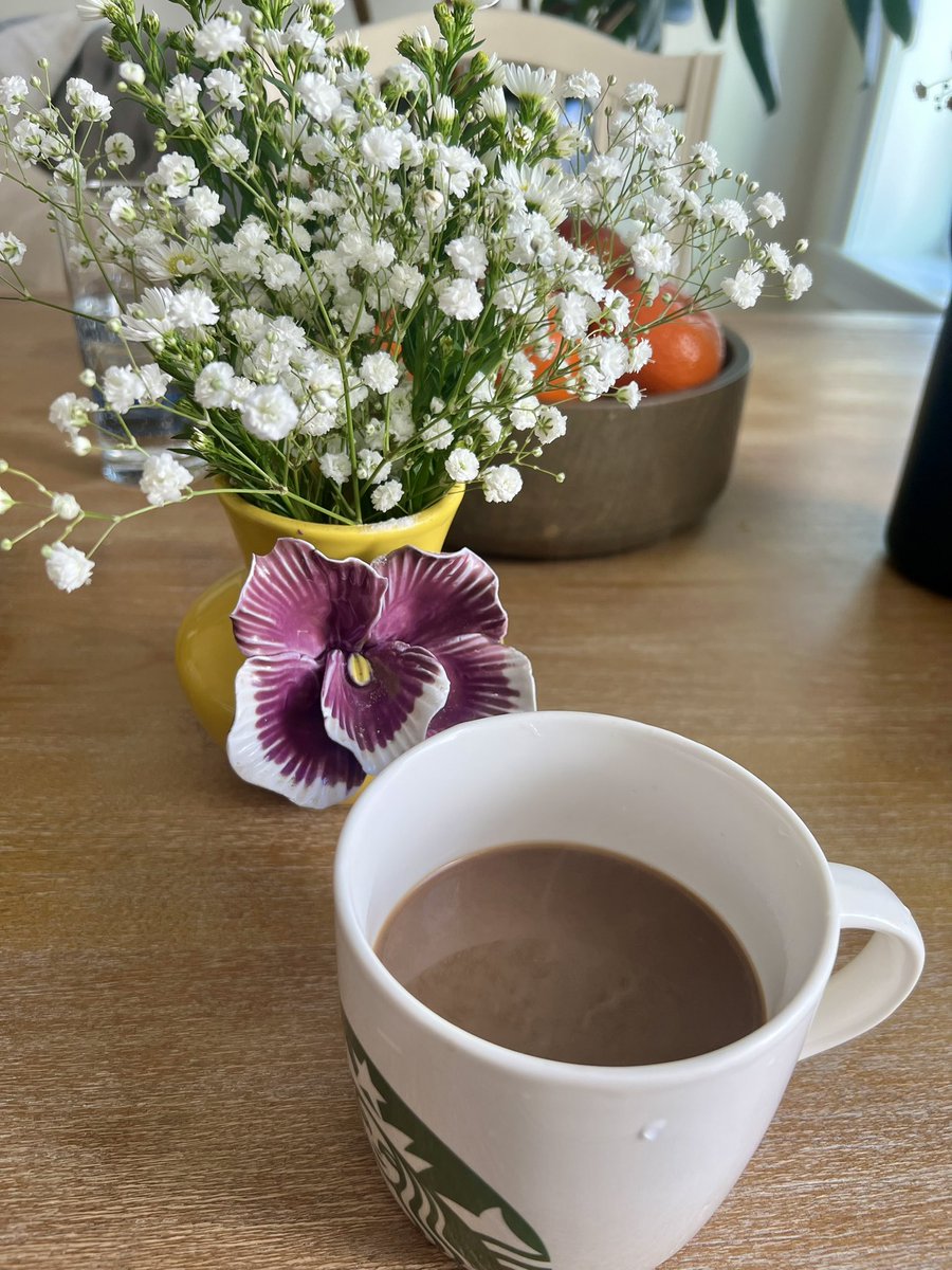 yuyaabril's tweet photo. #coffeelovers #monday #flowers #sugar ☕️ https://t.co/vHrzdI1itm