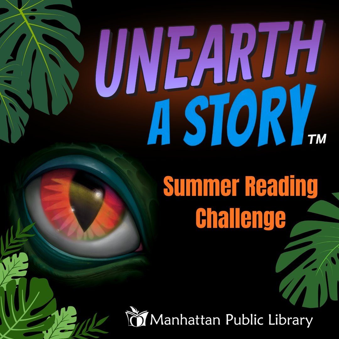 ManhattanPL's tweet photo. Summer Reading is FINALLY here! Dive into adventure this summer with programs, prizes, and more! Don't forget, our kick-off celebration is happening this weekend with our Dinosaur Dimensions show! https://t.co/8xFItiVaOk https://t.co/h6Q09nuWCM