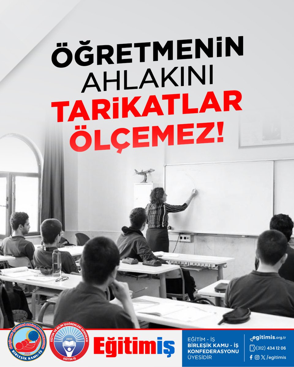 egitimisorg's tweet photo. Milli Eğitim Bakanlığı, imzaladığı türlü protokollerle laik ve bilimsel eğitimi hedef almaya, okullarımızı gerici yapıların hareket alanına açmaya devam ediyor.

MEB Din Öğretimi Genel Müdürlüğü koordinesinde ve Türkiye Yüzyılı Maarif Modeli kapsamında, 7 Mayıs 2026 tarihinde Uluslararası Eğitim Derneği (ULUED) ile yeni bir protokole imza atılmıştır. Bu protokol eğitim sisteminin temel ilkelerine anayasa dışı müdahalenin yanında, öğretmenlerimize yönelik ağır ithamlar içermektedir.

İmzalanan protokol kapsamında öğretmenlerin derslerde kaynak olarak kullanması için ULUED tarafından hazırlanan “Muallimin Manevi Rehberi” adlı içerikler okullara gönderilmiştir. Derslerin manevi ve dini sembollerle ilişkilendirilerek anlatılmasını, manevi değerlerle donatılmış bireylerin yetiştirilmesini teşvik eden rehber; modern, laik, bilimsel eğitim sistemine ve öğretmenlerimize açıkça hakaret etmektedir.

Açıklamanın tamamını okumak için tıklayınız:
https://t.co/D8EBmQ7v0m
