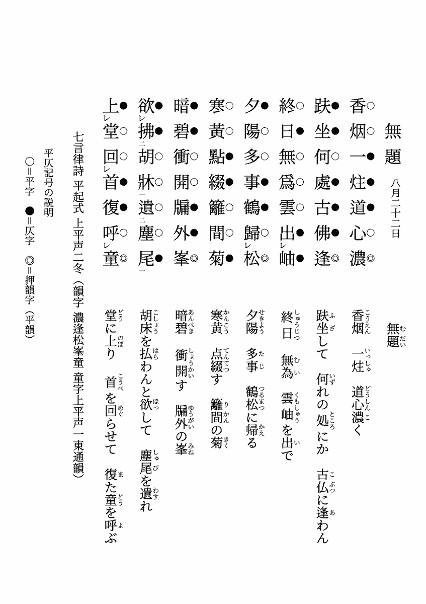 漢詩作法入門講座.中国古典詩＠滄洲老爺(@kansisahou) / Posts / X