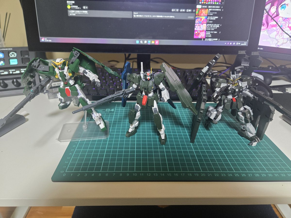 Alice_771_'s tweet photo. ロックオンの機体コンプリート！
狙い打つぜ！ https://t.co/P0POP4KfV0