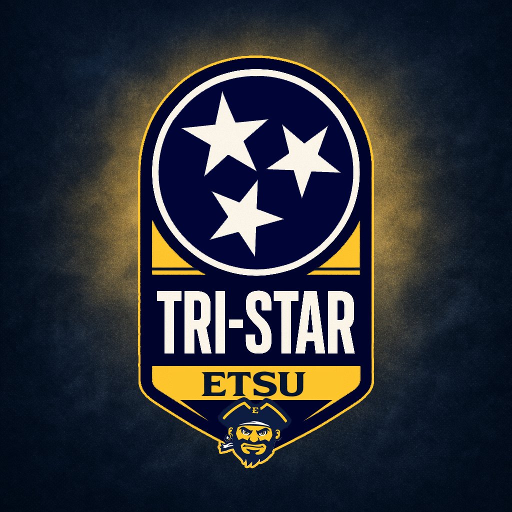 TriStarETSU's tweet photo. 🚨 ANNOUNCEMENT 🚨

Today, we're proud to announce the launch of Tri-Star Bucs.

Your home for the Tri-Star Network's exclusive coverage of ETSU athletics.

#GoBucs🏴‍☠️ | #OneState⭐ | @TriStarNetwork https://t.co/4wFcpOHY0d