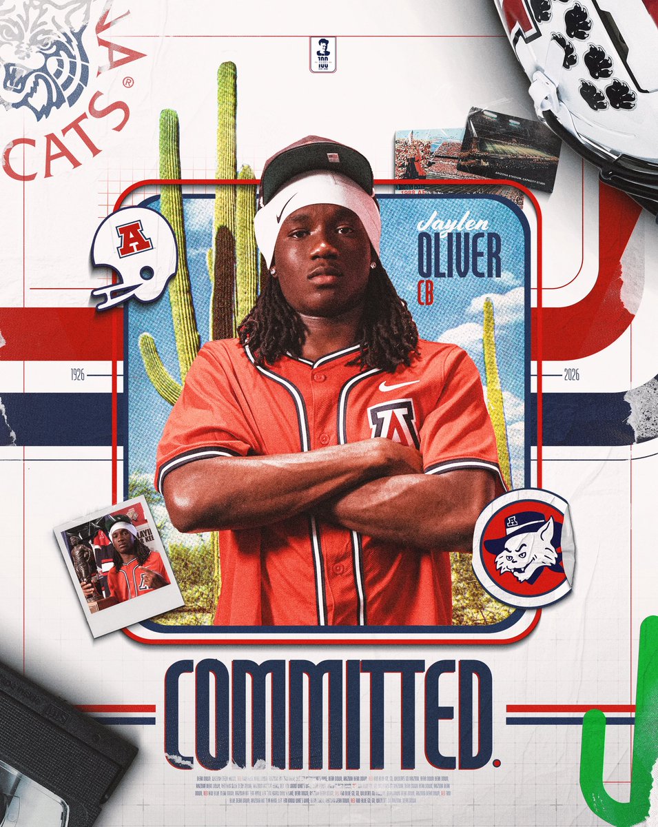 Jaylenclassof27's tweet photo. 100% COMMITTED!!. 🐻⬇️
Blessed to announce my commitment to University of Arizona. Thank you to my family, coaches, teammates, and everyone who has helped me along the way. Ready to get to work!
@CoachChipViney @ronniepalmer33 @CoachBrennan @ArizonaFBall @fb_westfield @DezBlackCoach @Coach_Bragg @coach_u87