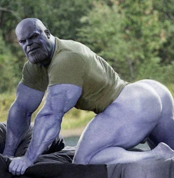 CheesySituation's tweet photo. @Kingcast19 Obligatory sexy Thanos for Scott https://t.co/YdPkL7XbaC