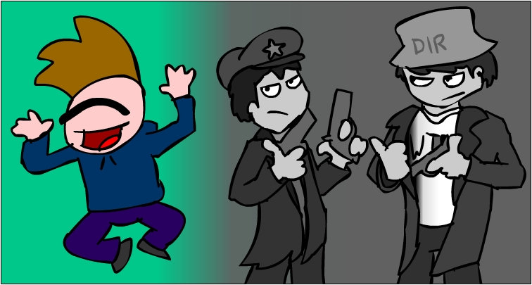 LostEddsworld's tweet photo. Grayscale Fight
"LOL"

🖌️ : Edd Gould
📅 : December 20, 2005 https://t.co/QpNoJJrWXb