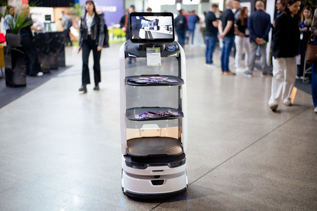 orionstar2016's tweet photo. What a blast at LOGIN 2026! 🇱🇹 
Proud to lead the charge with our valued partner ACC Distribution! From AI cleaning &amp; delivery to interactive greeting robots, our full lineup rocked Vilnius. Ready to team up with more innovators to drive the future of AI &amp; robotics forward!  🚀🤖 https://t.co/kZAX6sJUWK