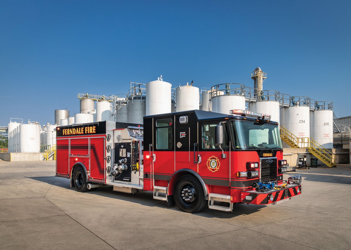 PierceMfg's tweet photo. Ferndale Fire Department’s #Saber top mount #Pumper is at the top of our list for June!🌟
Ferndale Fire Department responds to structure fires, traffic collisions, HAZMAT incidents, EMS calls and other emergencies in #FerndaleMI.
🔗See more: https://t.co/zXTejcFIE7 https://t.co/YkbH7Sv9k5