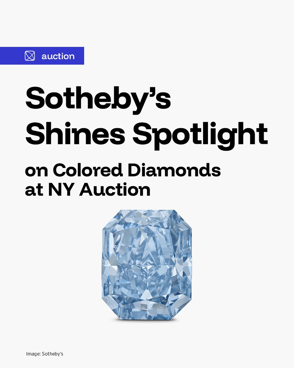 Rapaport's tweet photo. The top five jewels Sotheby’s will offer at its upcoming New York sale are all colored diamonds, including a blue that could bring in more than $6 million.
https://t.co/LrLtxsq8FM https://t.co/nG7cPxX083