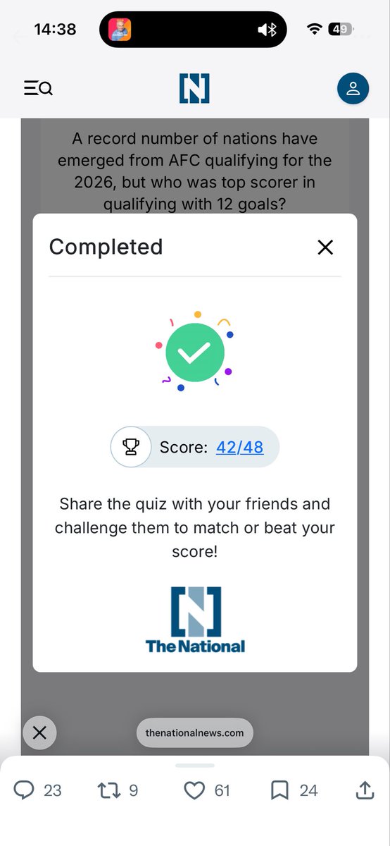 phildav76's tweet photo. @AndyMitten Good quiz! https://t.co/jKf7Dbz8TR