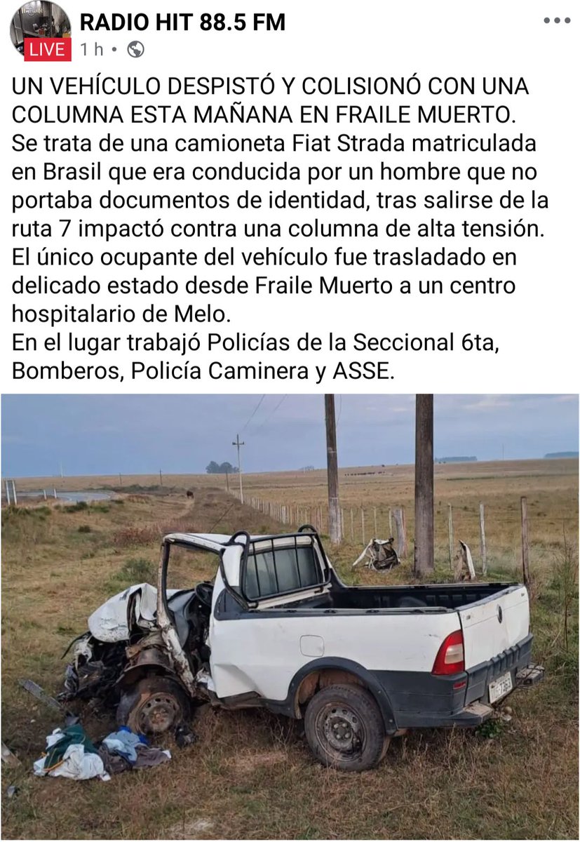 MdaFonte1881's tweet photo. Observen la debilidad estructural de la cabina que colapsa frente al impacto, factor determinante de las graves lesiones del conductor. Vehículo cero estrellas. Ley que exige vehículos c/habitáculos resistentes al impacto sin deformación fue aprobada en 2019, y no se reglamentó. https://t.co/eJDYalDMRJ