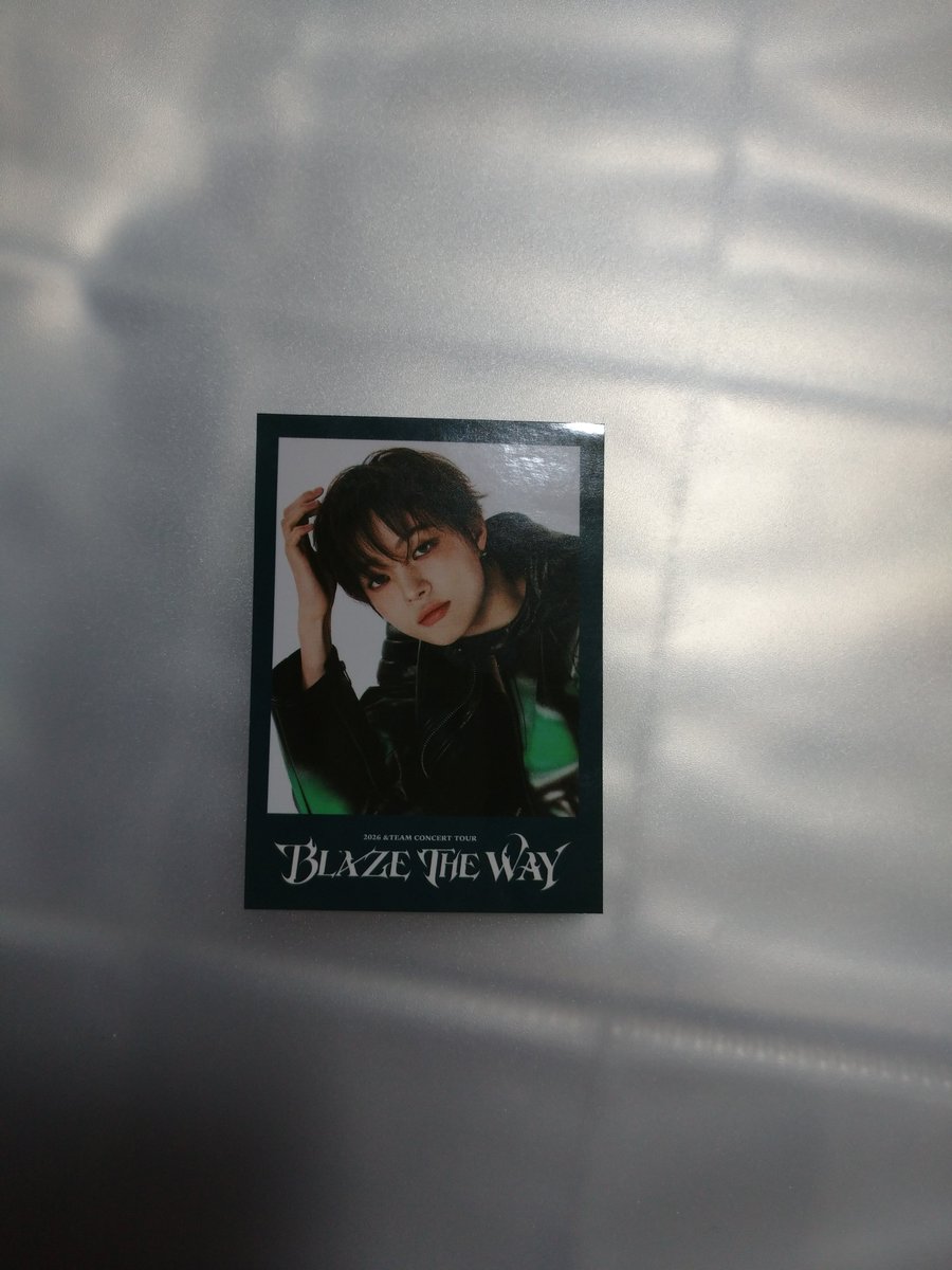 eriwarytafuma's tweet photo. &amp;TEAM  BLAZETHE WAY
アプグレ特典 ステッカー 交換

【譲】EJ

【求】FUMA

6/27の兵庫公演での交換です！

お気軽にお声がけください🙇 https://t.co/YBi7tdweIT
