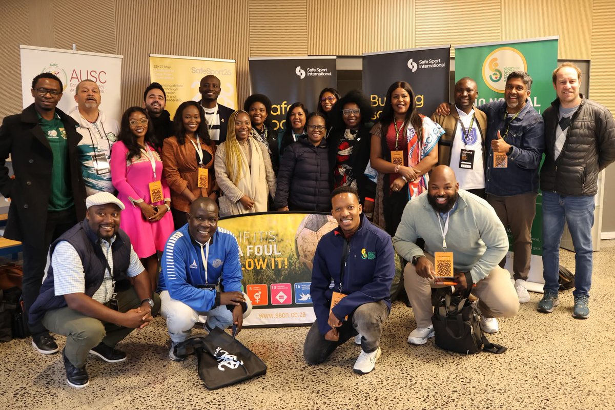 UmojasportDRC's tweet photo. We’re proud and grateful to have been featured at the Safe Sport International Conference! 🙌  
A lot of lessons, experiences, and best practices were shared, and we’re inspired by the collective commitment to protecting young athletes.  
💙🏅 #SafeSport #YouthInSport #Community https://t.co/tBaNCcClRG
