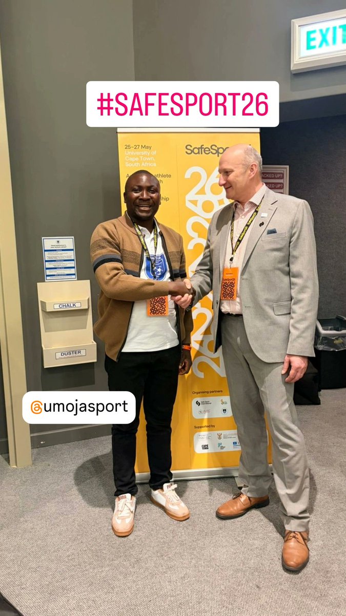 UmojasportDRC's tweet photo. We’re proud and grateful to have been featured at the Safe Sport International Conference! 🙌  
A lot of lessons, experiences, and best practices were shared, and we’re inspired by the collective commitment to protecting young athletes.  
💙🏅 #SafeSport #YouthInSport #Community https://t.co/tBaNCcClRG
