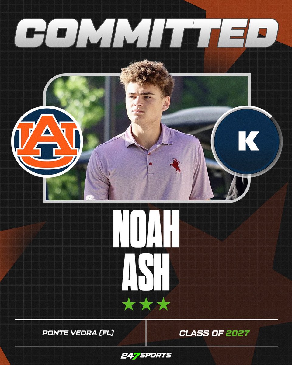 CClemente247's tweet photo. BREAKING: Auburn has landed a commitment from kicker Noah Ash

Ash is tabbed as the No. 2 kicker in the nation

MORE: https://t.co/OJNBx7783d https://t.co/mbFc8d1h0G