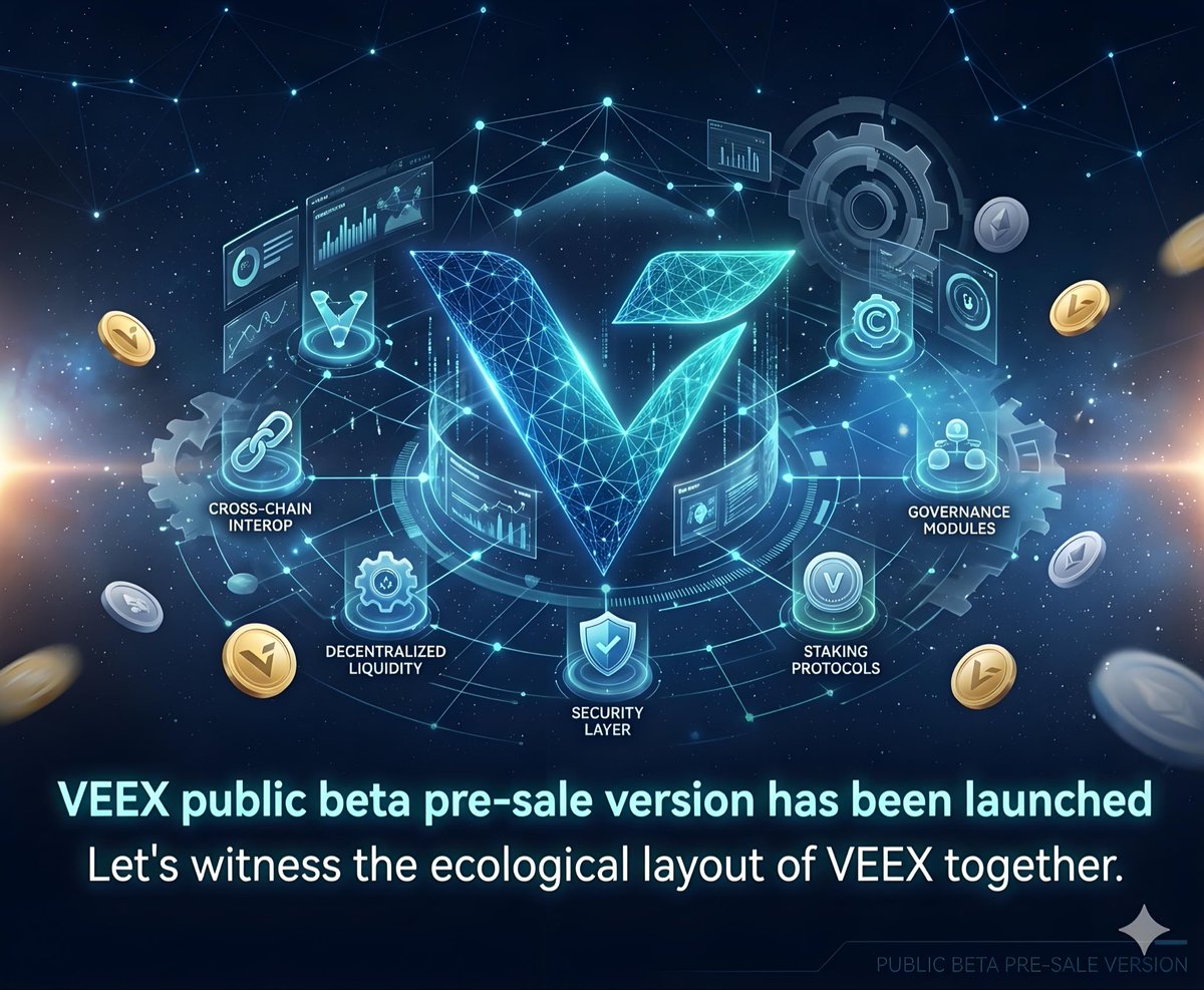 VEEXWorld's tweet photo. The pre-sale version of VEEX public beta will be launched at 11:00 EST on June 1st⏰

Let's witness the ecological layout of VEEX together🌎 https://t.co/X3Ejkv8sDg