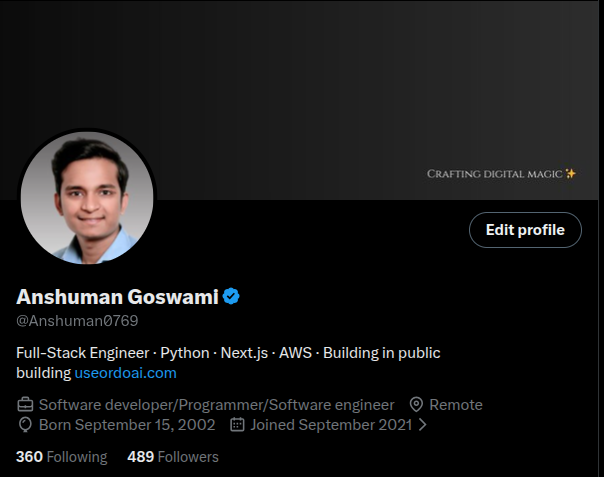 Anshuman Goswami tweet media