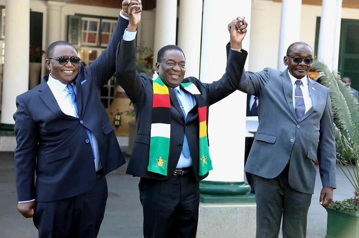 PROFESSOROFPOL3's tweet photo. Mohadi and Mnangagwa trained in Russia. The two are extremely dangerous. Kembo once said, wars are won in boardrooms and what you see Cde Jikinya Masendeke was narrating is execution. Does Mukanya still have competent financial and military muscle to topple ED? https://t.co/gyabdHCsmS