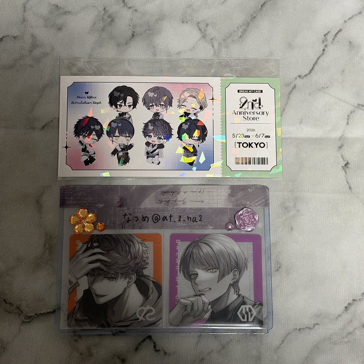 at_2_na2's tweet photo. 【交換】ブレイクマイケース ブレマイ アニバ 2周年 会場限定特典
譲：東京(本部/交際部)
求：福岡(交渉部/特務部)
難しいと思いますが、購入予定の方いらっしゃいましたらぜひお待ちしております。都内手渡しまたは郵送にて https://t.co/OI6iJCIEUq
