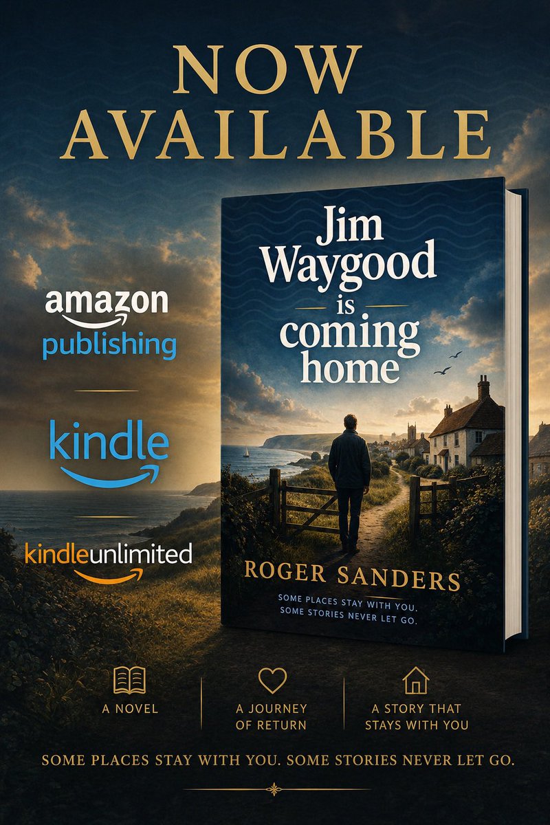 rogersanders's tweet photo. My new novel set on the Isle of Wight is out today #Cominghome #Villagelife #Isleofwight https://t.co/twiMUuVcg1