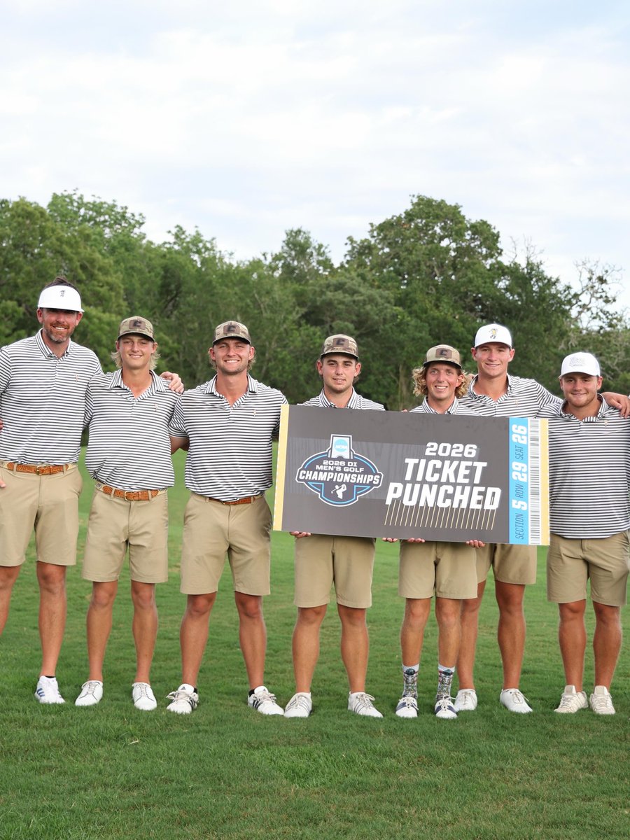 blainewoodruff's tweet photo. Wasn’t the round we wanted yesterday, but that doesn’t define this group.

From ranked 95th in the Fall to winning the first SoCon Title in 13 years ➡️ then beating 3 top 25 teams and finishing 3rd at Regionals as an 11 seed and the youngest team in postseason ➡️ Having one of the low rounds of Round 2 to get in the Top 15 morning wave at NCAAs

I couldn’t be more proud of this group and how they grew this year. Wouldn’t change anything, this wasn’t a failure - it was a discovery. A discovery that we belong and can compete with anybody. Same group for the next few years too 😎 Watch out for The Mocs 🤫