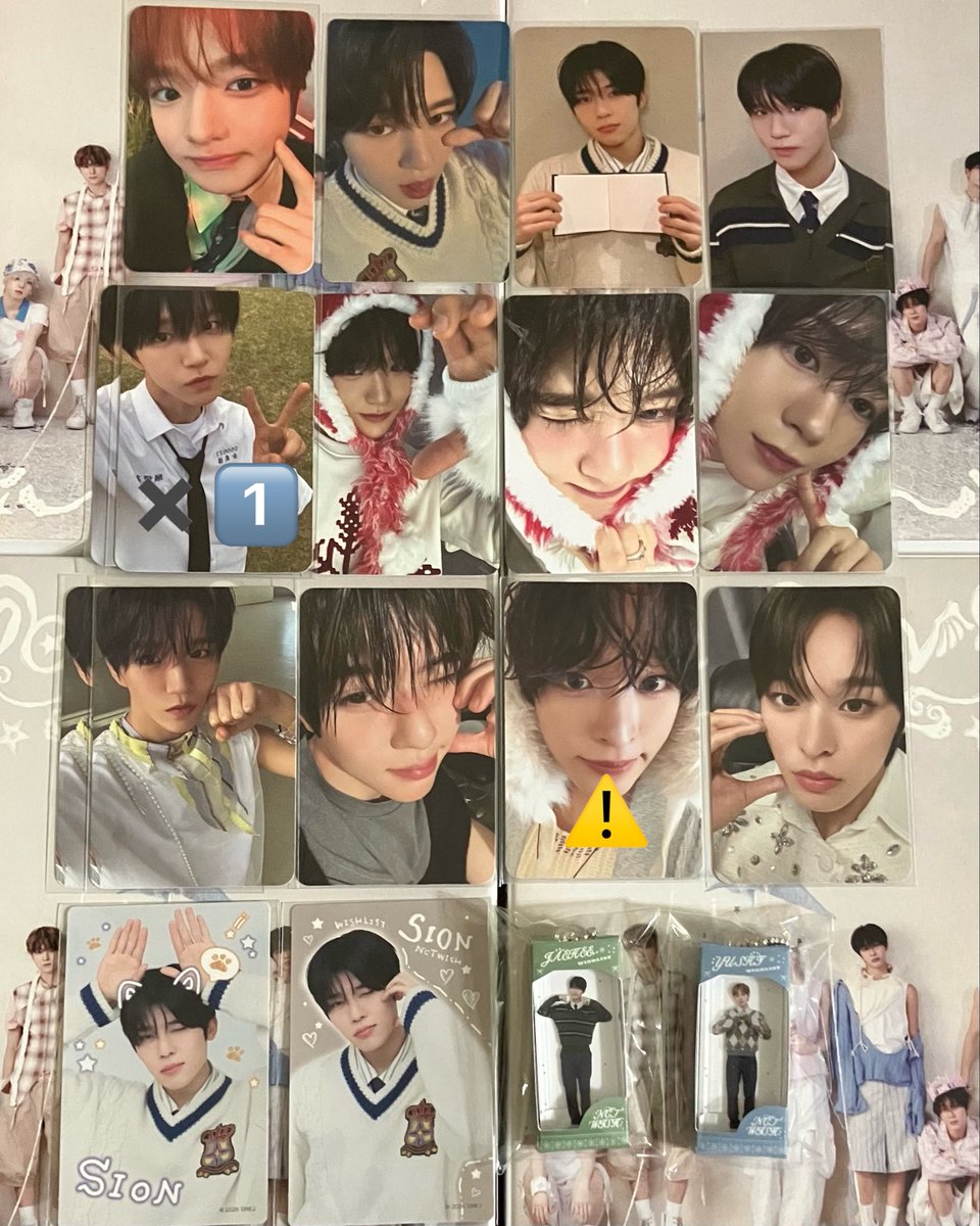 p_cho4's tweet photo. NCT WISH nctwish 交換   ode to love　過去トレカ miracle　md  raffle

譲 シオン ユウシ リク ジェヒ リョウ サクヤ
求　同異種　リク　ユウシ　
　☑ttユウシ激求

🍀7/11、12 ペンミ 手渡し
未所持多いためなんでも検討◎お気軽にお声掛けください！ https://t.co/DXQGsGa6fB