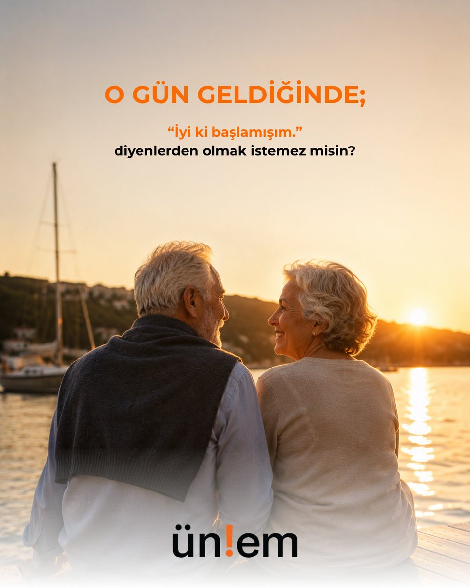 sigortaunlem's tweet photo. Yıllar gerçekten düşündüğümüzden daha hızlı geçiyor…​
Bugün ‘daha çok var’ dediğimiz gelecek, bir bakmışız kapımızda oluyor. ​

O gün geldiğinde kendine güvenle bakabilmek, rahat hissedebilmek ve​
‘İyi ki başlamışım.’ diyebilmek için bugünden küçük bir adım atmak yeterli. https://t.co/5idtCx5zJp
