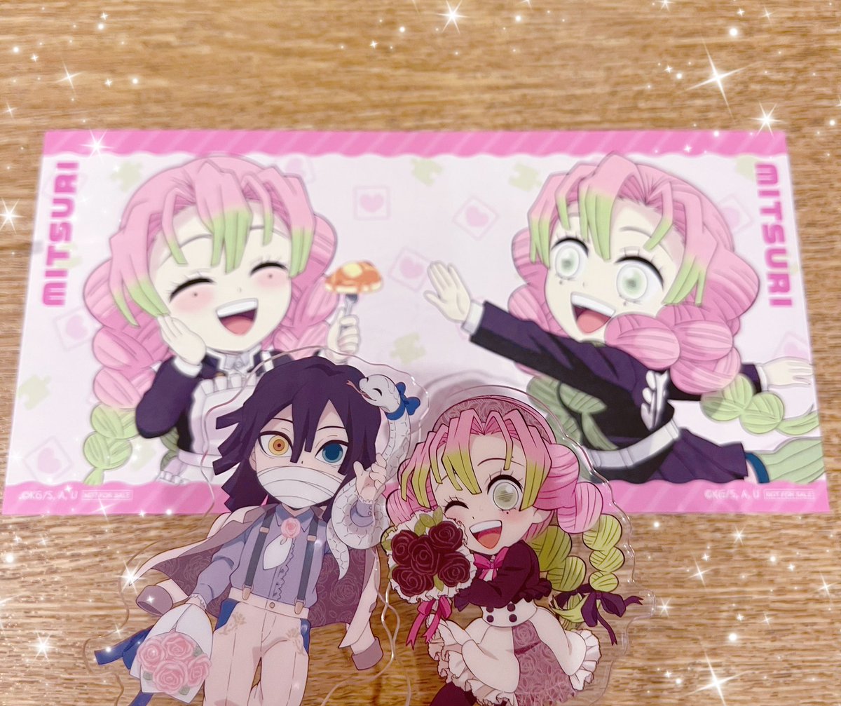 dkdkperm's tweet photo. 写真撮影にバタバタし過ぎて、最後にドリンクカード見たら蜜璃ちゃん来てくれてました😭🥞 https://t.co/j67KgNdHqT