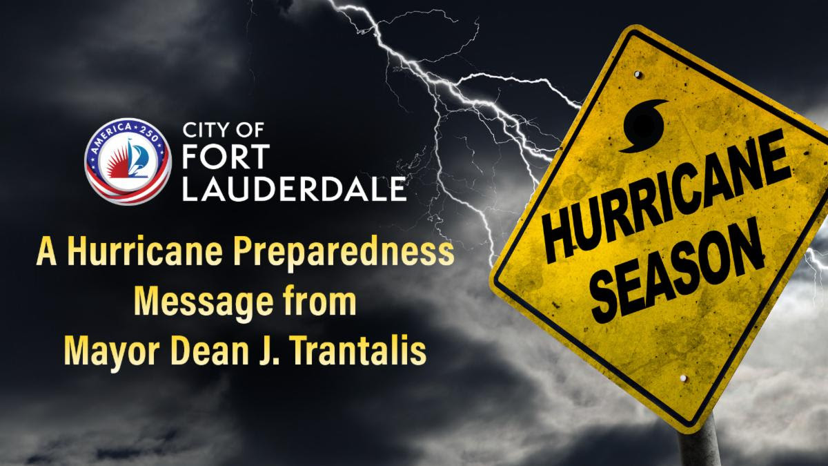 DeanTrantalis's tweet photo. Hurricane season is here. Make sure you are prepared.

As we enter the 2026 hurricane season, I encourage every Fort Lauderdale resident, business owner and visitor to take time now to prepare before a storm threatens our community.  In recent years, South Florida has experienced firsthand how quickly severe weather can impact our daily lives. Heavy rainfall, flooding, tropical systems and changing weather conditions have reinforced an important lesson: preparation matters. 

Hurricane season officially begins June 1 and runs through Nov. 30. While we cannot predict exactly what this season will bring, we can take steps now to protect our homes, families and neighborhoods. 

The City of Fort Lauderdale has been preparing year-round. Our teams have inspected stormwater infrastructure, cleaned drains and waterways, tested pumps and generators, coordinated emergency response operations and reviewed plans to help keep the community informed and safe during severe weather events. 

But preparedness is a shared responsibility.  Now is the time to review your hurricane plan, restock emergency supplies, confirm your insurance coverage and know whether you live in an evacuation zone.   We also encourage residents to sign up for emergency notifications through AlertFTL and follow the City’s official communication channels for trusted updates before, during and after a storm. 

To help residents prepare, the City will once again offer free pre-filled sandbags throughout hurricane season. The program will continue on the third Saturday and Sunday of every month through November, from 10 a.m. to 1 p.m. 
Sandbag distribution locations include Floyd Hull Stadium, George English Park, Holiday Park, Mills Pond Park and Riverland Park. 

Residents can also find preparedness resources, evacuation information and additioanl storm readiness tips at https://t.co/Pl9ykz173K.  Stay informed. Stay prepared. Stay safe. 

Yours,
Dean