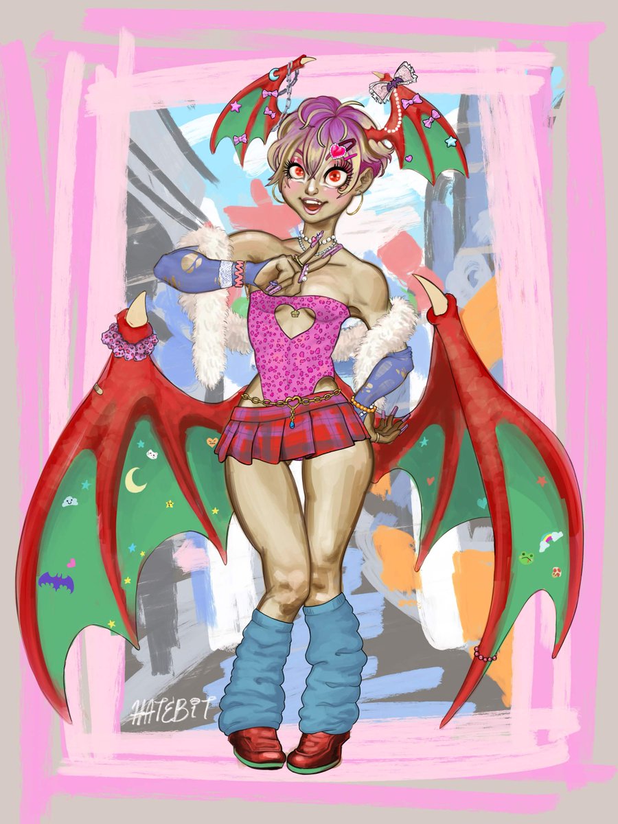 HatebitX's tweet photo. Gyaru Lilith https://t.co/JfZct05TmH