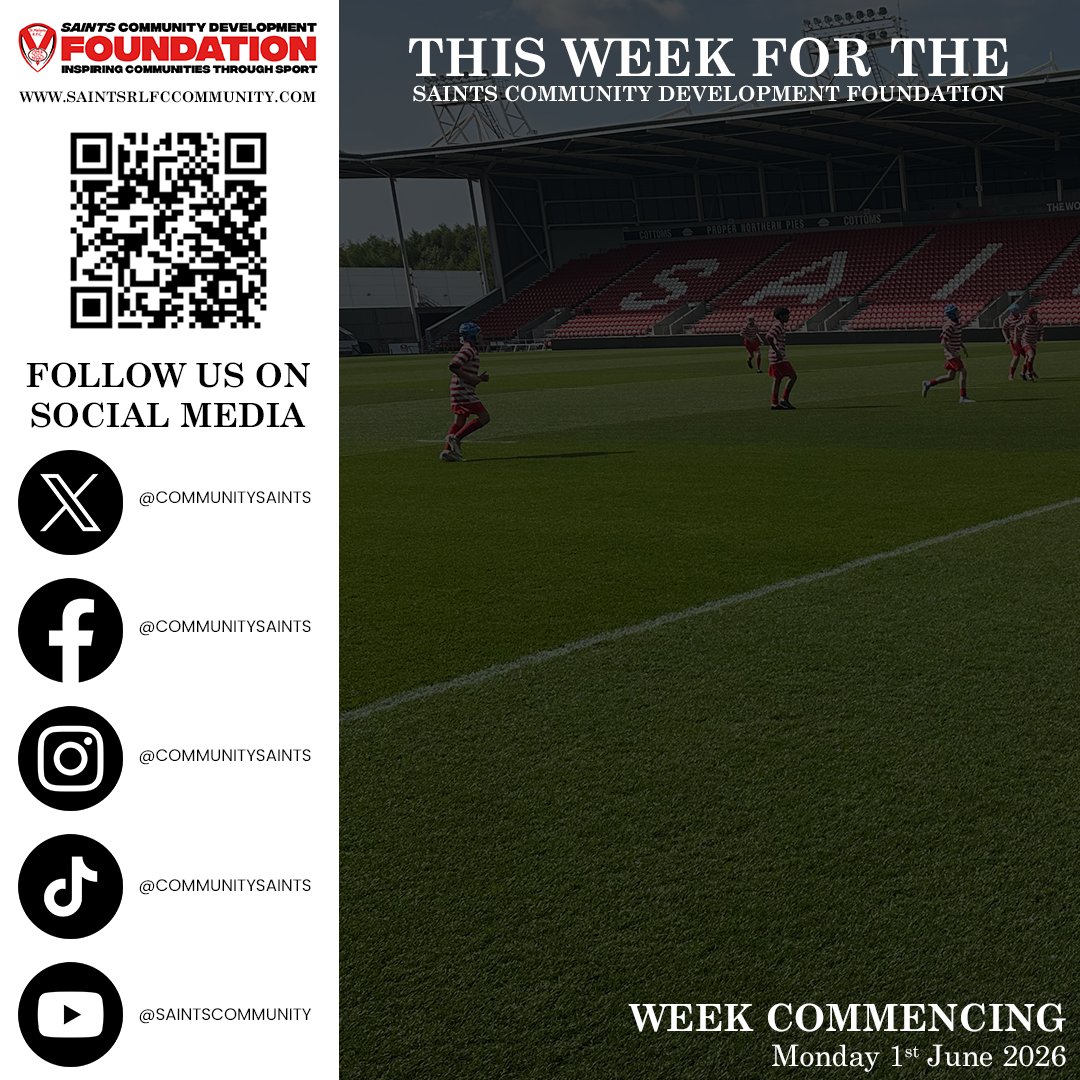 CommunitySaints's tweet photo. ✍️ 𝗧𝗛𝗜𝗦 𝗪𝗘𝗘𝗞 𝗙𝗢𝗥 𝗧𝗛𝗘 𝗦𝗖𝗗𝗙

🚨 Events we are involved in this week are listed below.

ℹ️ Full details can be found on our website!

🗞️ https://t.co/uBk21M5Zqa

#Saintsandproud https://t.co/WjSDo4ejJi