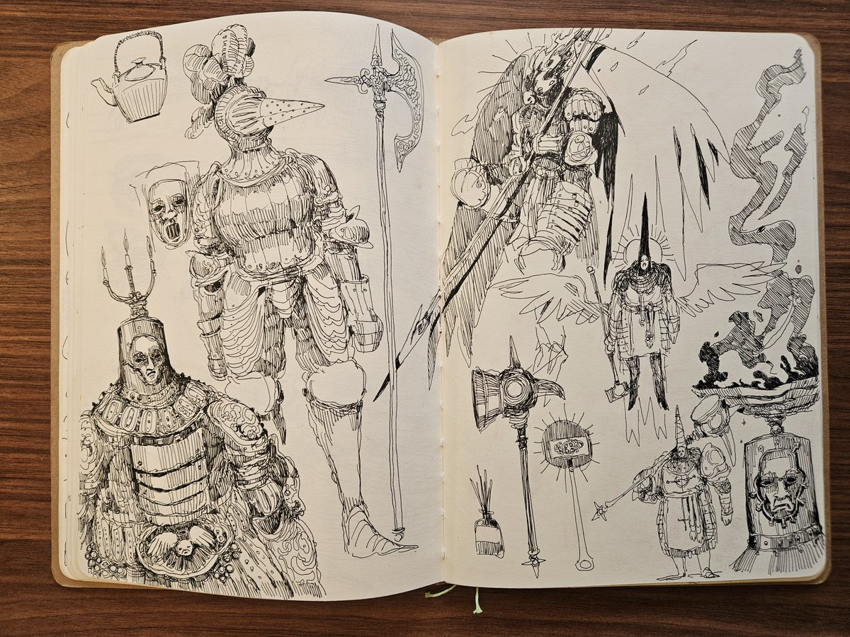 Going through some old sketchbooks 