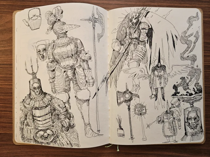 Going through some old sketchbooks 