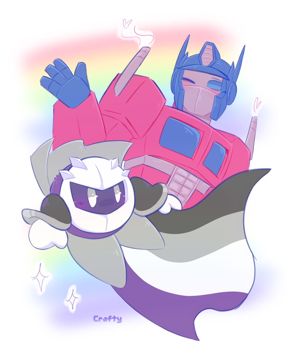 Crafty_121's tweet photo. My fav crackship for pride month https://t.co/i3tbAmWwtq