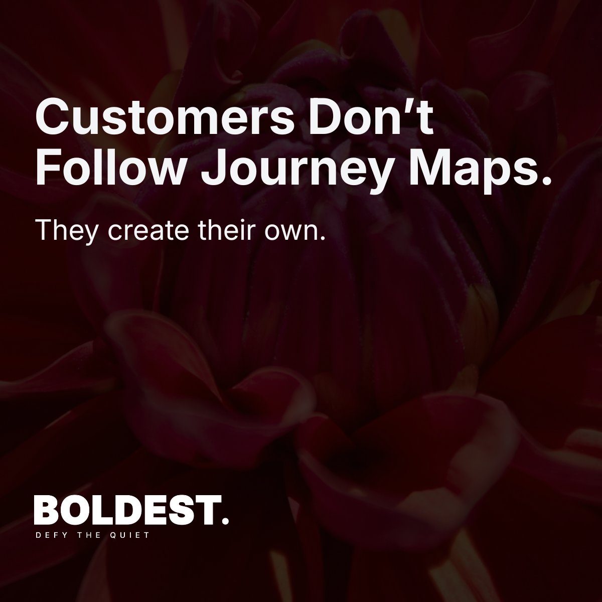 BoldestAI's tweet photo. Customers rarely follow the journey brands design.

They create their own.

The best customer experiences are built around that reality.

#BOLDEST #CustomerExperience #AgenticAI https://t.co/ilZGPAugPU