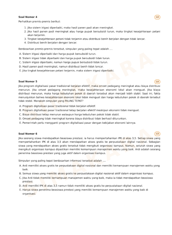 advocaite's tweet photo. soal dan pembahasan ujian mandiri 2026!
📌TPA - Kesimpulan Deduktif by SIMAKARA
https://t.co/eBzUvtB65f

📚pembahasan: https://t.co/OuORNfpqcZ

#studytwt #AMBISVERSE

channel belajar: https://t.co/iIa34jADbY https://t.co/3pfJcqIJdO