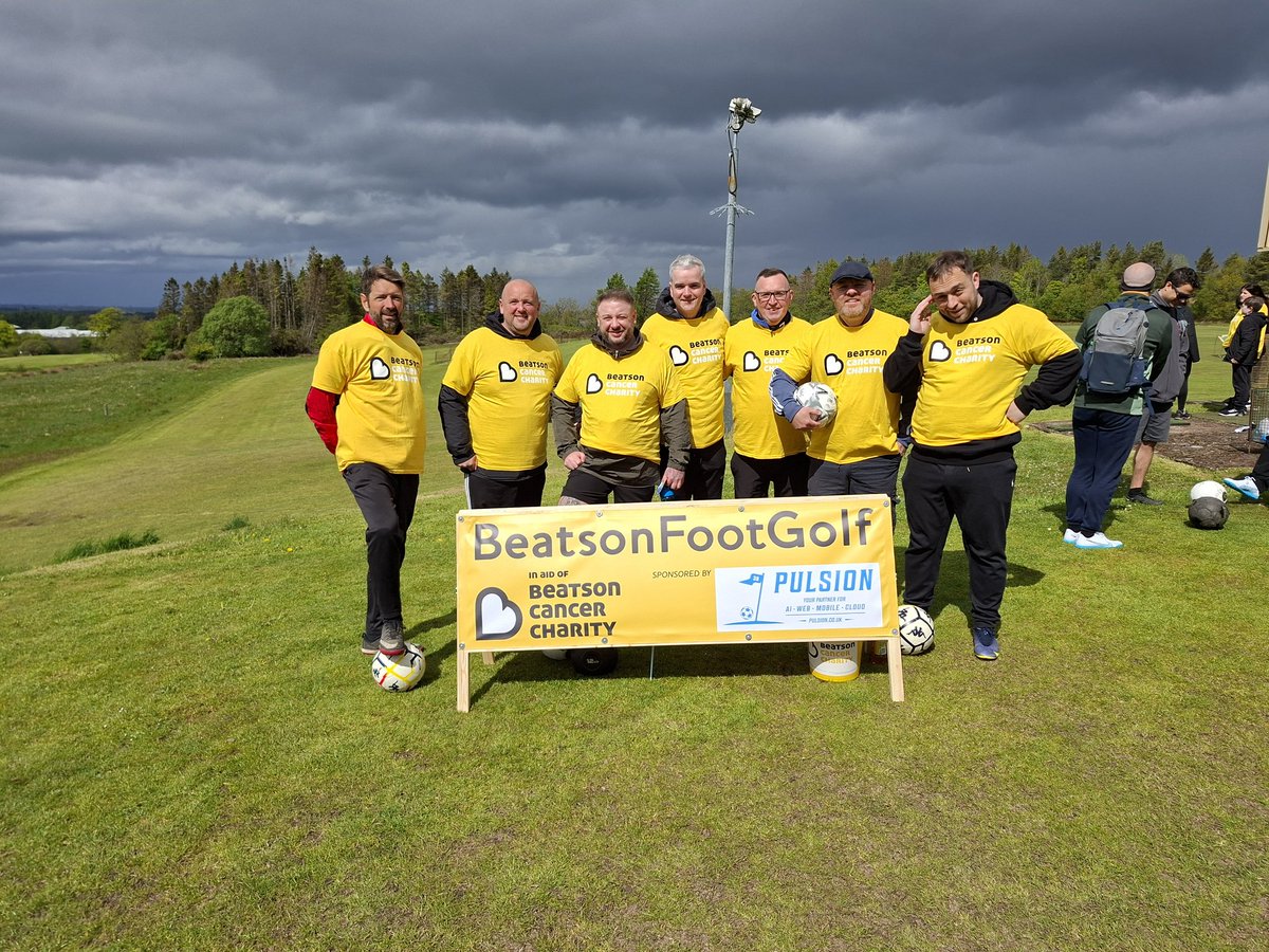 BeatsonFootGolf's tweet photo. Drum roll please...... this years FootGolf fundraiser for @Beatson_Charity has raised an amazing £15,484.87 👏🤩 Meaning in 9 years of FootGolf we have raised £92,714.96 👏😀 Since finishing my chemotherapy in 2013 I have now raised £176,014.81 for this brilliant charity ⚽️⛳️💛 https://t.co/uQZCeqBmdZ