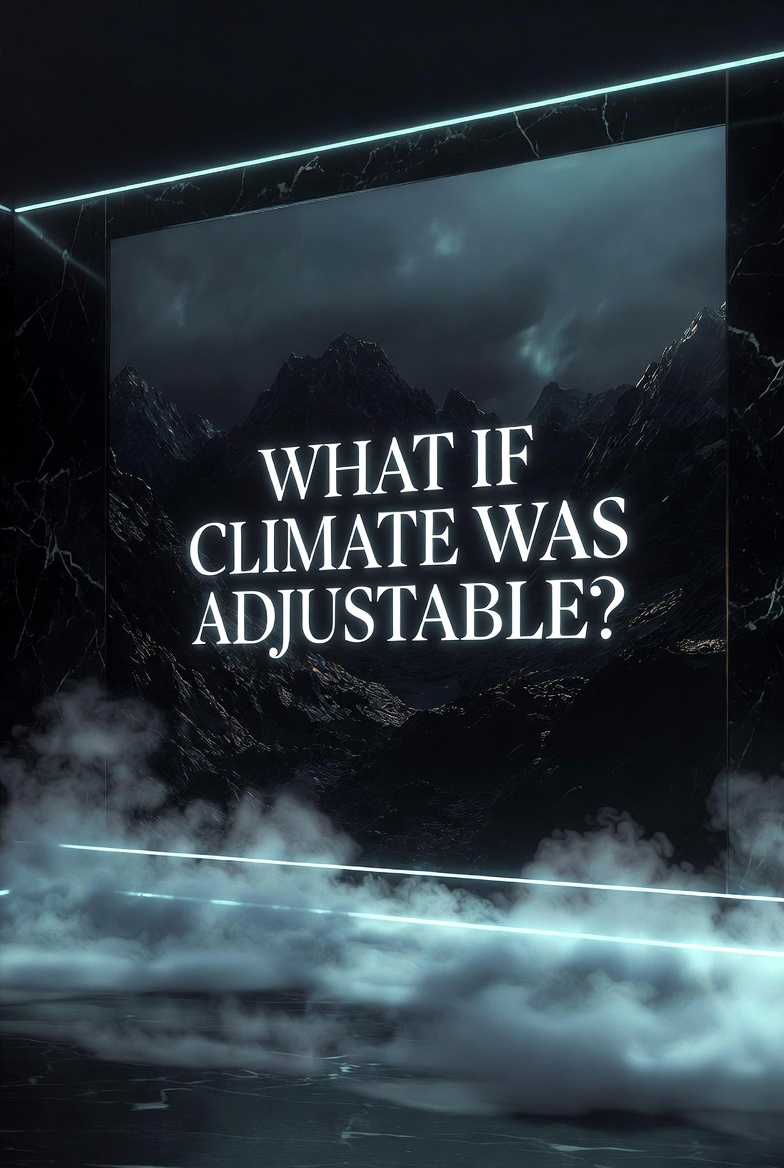 Juniverse's tweet photo. WHAT IF you could customize the weather inside your personal architecture? Simulating a crisp alpine morning or a warm tropical evening inside a windowless, high-density subterranean hab. 🏔️🌦️ #InteriorDesign #PropTech #FutureLiving #WhatIf https://t.co/qjEYZcLR0V